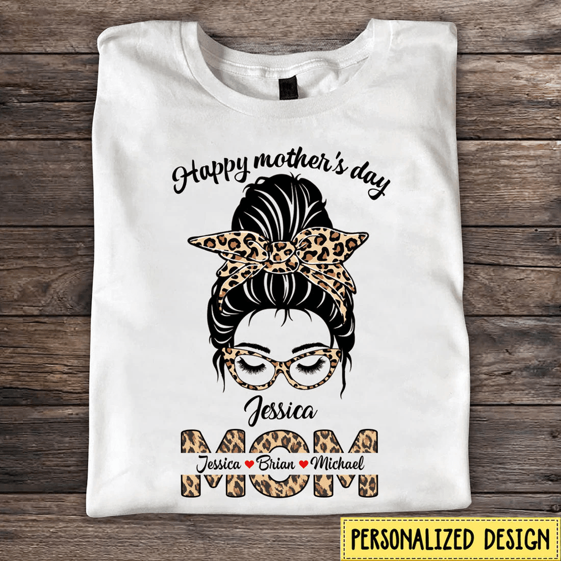 Happy Mother's Day Custom Mom Name Kids Dorin T-shirt Gift For Mother Ntk16feb22sh2