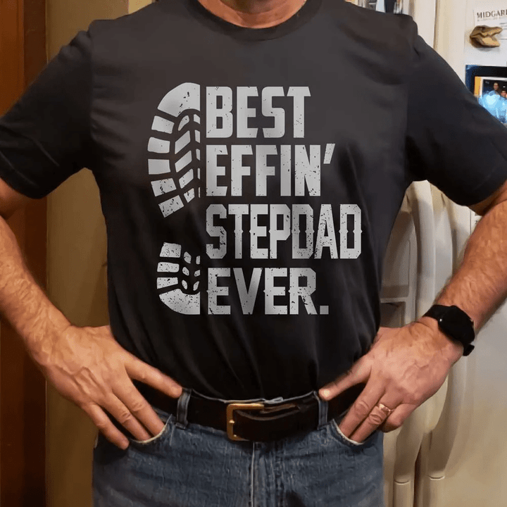 Best Step Dad Ever T-Shirts Gift For Step Dad