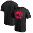 Men's Fanatics Branded Black Philadelphia 76ers Taylor T-Shirt