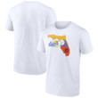 Men's Fanatics Branded White Detroit Tigers 2022 MLB Spring Training Grapefruit League State Fill T-Shirt