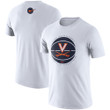 Men's Nike Heathered White Virginia Cavaliers Team Basketball Icon T-Shirt
