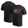Men's Fanatics Branded Black Chicago Bulls Arch Smoke T-Shirt