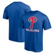 Men's Fanatics Branded Royal Philadelphia Phillies Big & Tall Primary Wordmark T-Shirt
