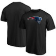 Men's Fanatics Branded Black New England Patriots Midnight Mascot Team Logo T-Shirt