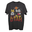 Men's Junk Food Black Utah Jazz Disney Mickey & Minnie 2020/21 City Edition T-Shirt