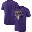 Men's Fanatics Branded Purple Minnesota Vikings Hometown Collection 1st Down T-Shirt