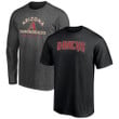 Men's Fanatics Branded Black/Heathered Charcoal Arizona Diamondbacks T-Shirt Combo Pack