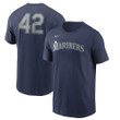 Men's Nike Navy Seattle Mariners Jackie Robinson Day Team 42 T-Shirt