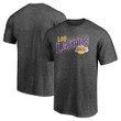 Men's Fanatics Branded Charcoal Los Angeles Lakers 2021 Noches Ã‰ne-BÃ©-A Core T-Shirt