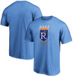 Men's Fanatics Branded Light Blue Kansas City Royals Cooperstown Collection Forbes Team T-Shirt