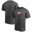 Men's Fanatics Branded Heathered Charcoal Arizona Cardinals Dual Threat Throwback T-Shirt