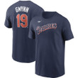 Men's Nike Tony Gwynn Navy San Diego Padres Cooperstown Collection Name & Number T-Shirt