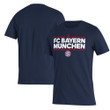 Men's adidas Navy Bayern Munich Lockup T-Shirt