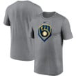 Men's Nike Gray Milwaukee Brewers Icon Legend Performance T-Shirt