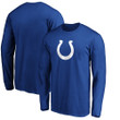 Men's Fanatics Branded Royal Indianapolis Colts Big & Tall Primary Logo Long Sleeve T-Shirt