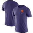 Men's Nike Purple Clemson Tigers Logo Stack Legend Performance T-Shirt
