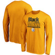 Men's Fanatics Branded Gold Pittsburgh Steelers Hometown Long Sleeve T-Shirt