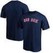 Men's Fanatics Branded Navy Boston Red Sox Big & Tall Official Wordmark T-Shirt
