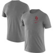 Men's Nike Heathered Gray Oklahoma Sooners Logo Stack Legend Performance T-Shirt