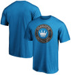 Men's Fanatics Branded Blue Charlotte FC Primary Logo T-Shirt