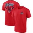 Men's Fanatics Branded Red Atlanta Braves 2021 World Series Champions Miles T-Shirt