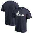 Men's Navy Samford Bulldogs Alternate Logo One T-Shirt