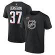 Men's Fanatics Branded Patrice Bergeron Black Boston Bruins 2022 NHL All-Star Game Name & Number T-Shirt