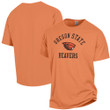 Men's ComfortWash Orange Oregon State Beavers Arch Logo Garment Dyed T-Shirt