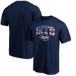 Men's Fanatics Branded Navy New York Jets Banner Wave Logo T-Shirt
