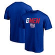 Men's Fanatics Branded Royal New York Giants Hometown Team G-Men T-Shirt
