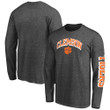Men's Fanatics Branded Heathered Charcoal Clemson Tigers Broken Rules Long Sleeve T-Shirt