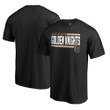 Men's Fanatics Branded Black Vegas Golden Knights Iconic Collection On Side Stripe T-Shirt