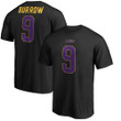 Men's Fanatics Branded Joe Burrow Black LSU Tigers College Legends Name & Number T-Shirt