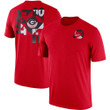 Men's Nike Red Georgia Bulldogs Just Do It Max 90 T-Shirt