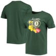 Men's New Era Green Oakland Athletics City Cluster T-Shirt