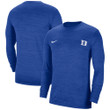 Men's Nike Royal Duke Blue Devils Velocity Legend Performance Long Sleeve T-Shirt