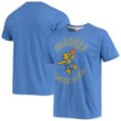 Men's Homage Heathered Blue Golden State Warriors NBA x Grateful Dead Tri-Blend T-Shirt