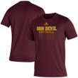 Men's adidas Maroon Arizona State Sun Devils Locker Repeat Softball Creator AEROREADY T-Shirt
