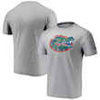 Men's Fanatics Branded Gray Florida Gators Classic Primary Logo Space-Dye T-Shirt