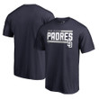 Men's Fanatics Branded Navy San Diego Padres Onside Stripe T-Shirt