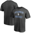 Men's Fanatics Branded Charcoal Los Angeles Dodgers Heart & Soul T-Shirt