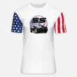 Unisex Stars & Stripes T-Shirt American Black SS