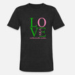 Unisex Tri-Blend T-Shirt Aka Shirt Love Sorority Gift Alpha Kappa Aka Parap