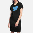 Women's T-Shirt Dress Twitter logo blue png