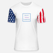 Unisex Stars & Stripes T-Shirt Make Jesus Famous, Christian Christianity