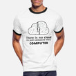 Men's Ringer T-Shirt Cloud Computer Funny