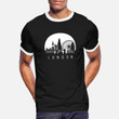 Men's Ringer T-Shirt London, skyline