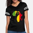 Women's Vintage Sport T-Shirt African Black Power