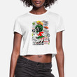 Women's Cropped T-Shirt Looney Tunes Marvin The Martian