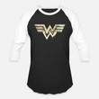 Unisex Baseball T-Shirt Wonder Woman 1984 Logo Classic Gold